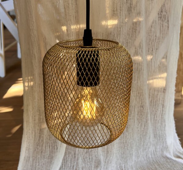 Lampe Gitter Gold - Atelier Feingefühl - Hochzeitsdekoration und Eventstyling - Dekoverleih