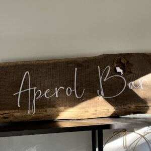 Schild Aperol Bar - Atelier Feingefühl - Hochzeitsdekoration und Eventstyling - Dekoverleih