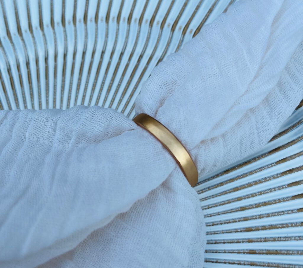 YDHfdc Serviettenringe Gold 6-tlg. - Metall Serviettenschnallen Für Hochzeit & Feiern