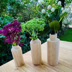 Vase Edith 3er Set - Atelier Feingefühl - Hochzeitsdekoration und Eventstyling - Dekoverleih