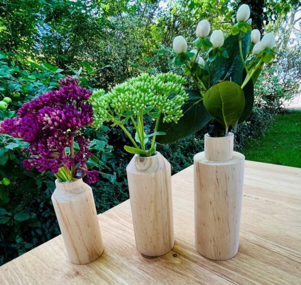 Vase Edith 3er Set - Atelier Feingefühl - Hochzeitsdekoration und Eventstyling - Dekoverleih